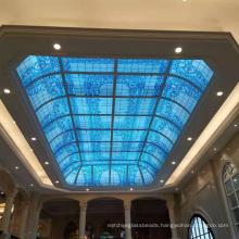 China suppliers colourful stained glass ceiling dome for church